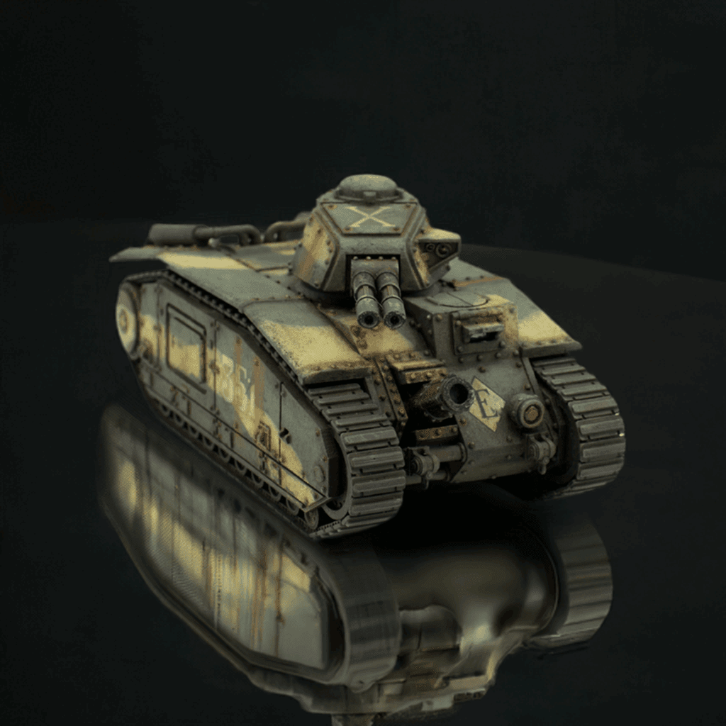 Grim Char B1 Main Battle Tank | WWII inspired sci - fi battle tank for Wargaming | Buy Online from The Home Crafters