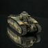 Grim Char B1 Main Battle Tank | WWII inspired sci - fi battle tank for Wargaming | Buy Online from The Home Crafters