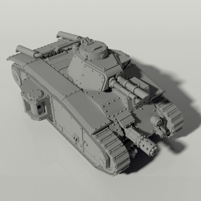 Grim Char B1 Main Battle Tank | WWII inspired sci - fi battle tank for Wargaming | Buy Online from The Home Crafters