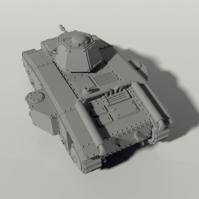 Grim Char B1 Main Battle Tank | WWII inspired sci - fi battle tank for Wargaming | Buy Online from The Home Crafters
