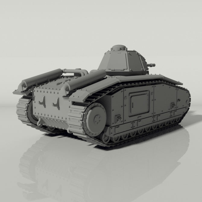 Grim Char B1 Main Battle Tank | WWII inspired sci - fi battle tank for Wargaming | Buy Online from The Home Crafters