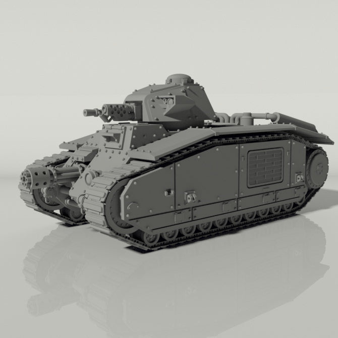 Grim Char B1 Main Battle Tank | WWII inspired sci - fi battle tank for Wargaming | Buy Online from The Home Crafters