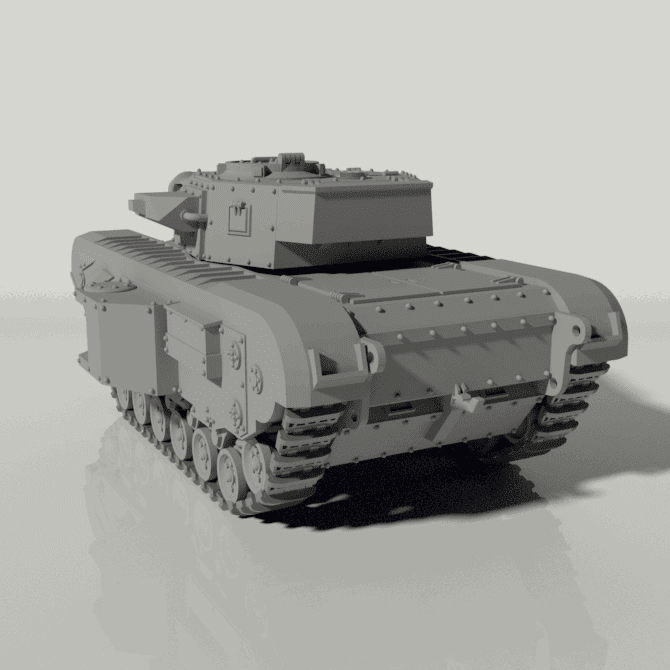 Grim Churchill Main Battle Tank / Flame Tank | Buy Online from The Home Crafters