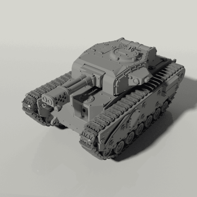 Grim Churchill Main Battle Tank / Flame Tank | Buy Online from The Home Crafters
