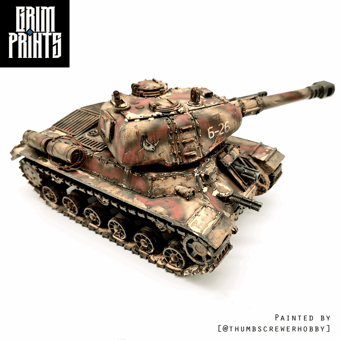 Grim IS - 2 Heavy Tank | Proxy for Rogal Dorn and Macharius build | Buy Online from The Home Crafters