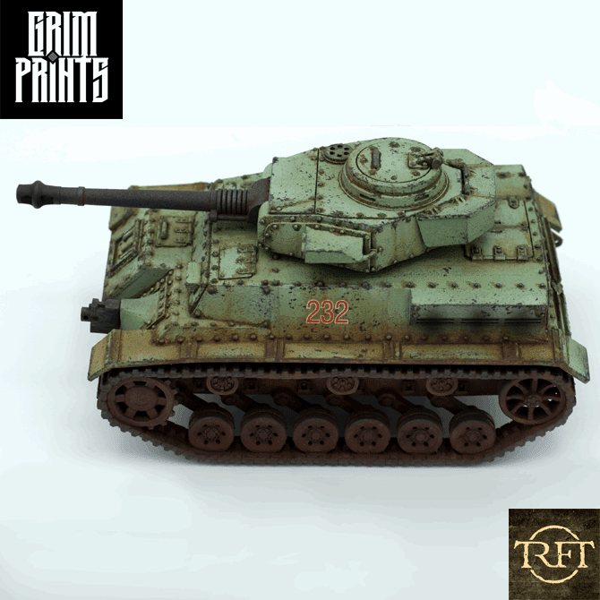 Grim Panzer IV Battle Tank | Buy Online from The Home Crafters