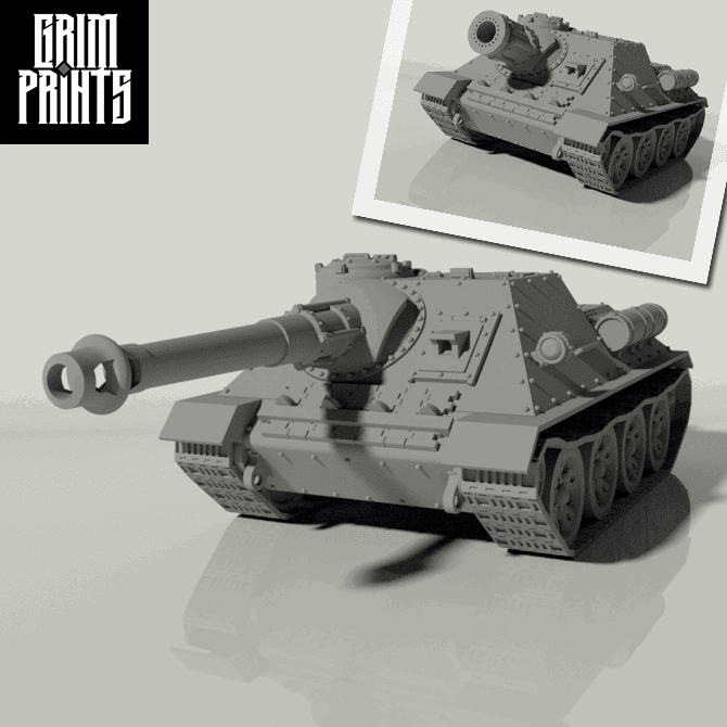 Grim SU - 100 Tank Destroyer / SU - 122 Assault Gun | Buy Online from The Home Crafters