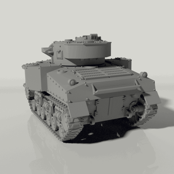 Grim Sherman Main Battle Tank | Buy Online from The Home Crafters