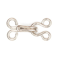 Hemline Hooks & Eyes: Nickel Coated - various sizes