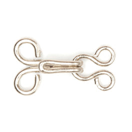 Hemline Hooks & Eyes: Nickel Coated - various sizes