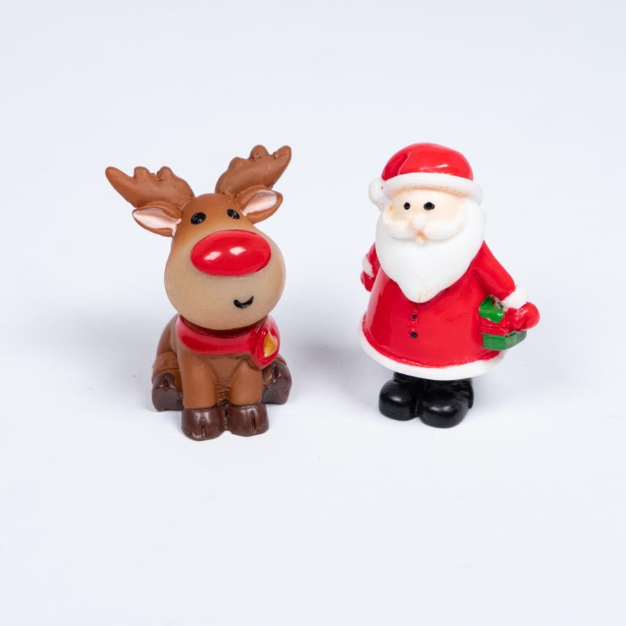 Christmas Cake Figures - Santa & Reindeer | Buy Online from The Home Crafters