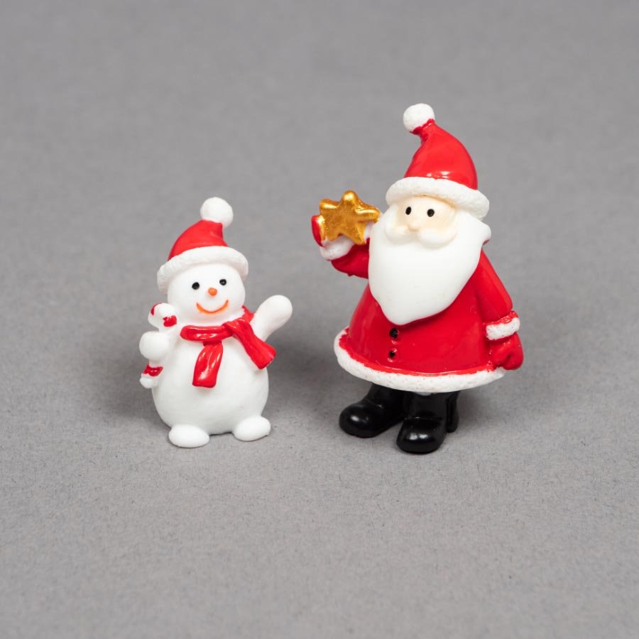 Christmas Cake Figures - Santa & Snowman | Buy Online from The Home Crafters