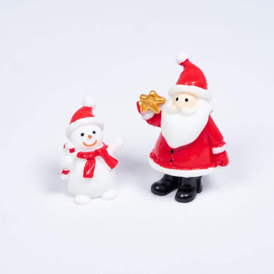 Christmas Cake Figures - Santa & Snowman | Buy Online from The Home Crafters