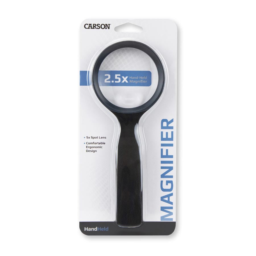 Carson Bi-Focal Magnifier - Handheld Magnifying Glass