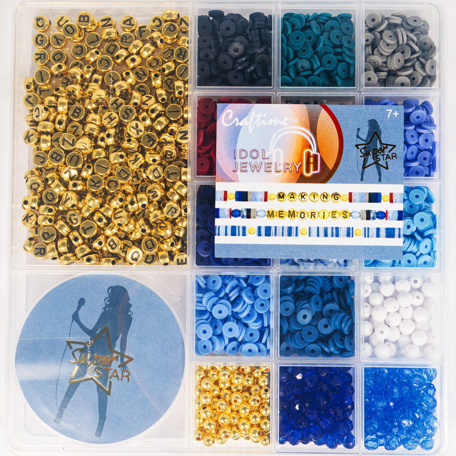 Super Star Jewellery Making Bead Set - choose your colour