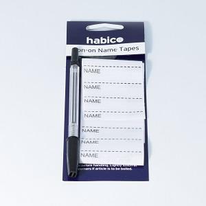 Habico Iron-On Name Tapes with Pen Set - 24pc
