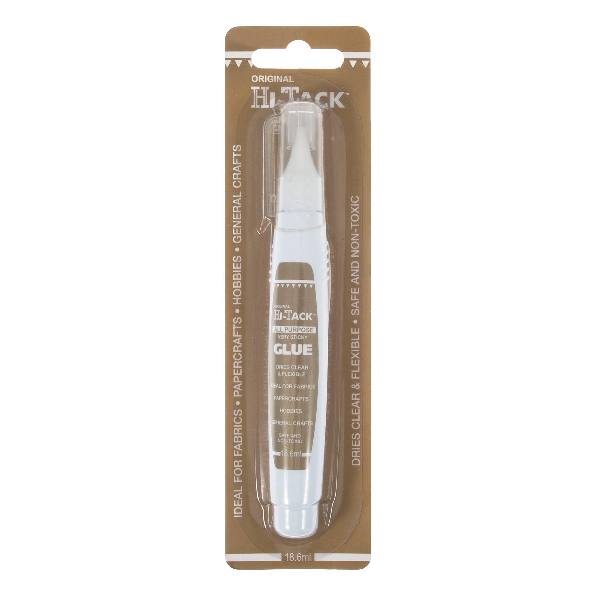 Hi - Tack Adhesive 'Very Sticky' Glue Pen - 18.6ml | Buy Online from The Home Crafters