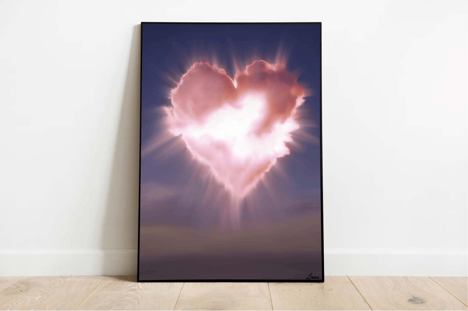 Passionate Agony Print | Exploding Heart Wall Art | Buy Online from The Home Crafters