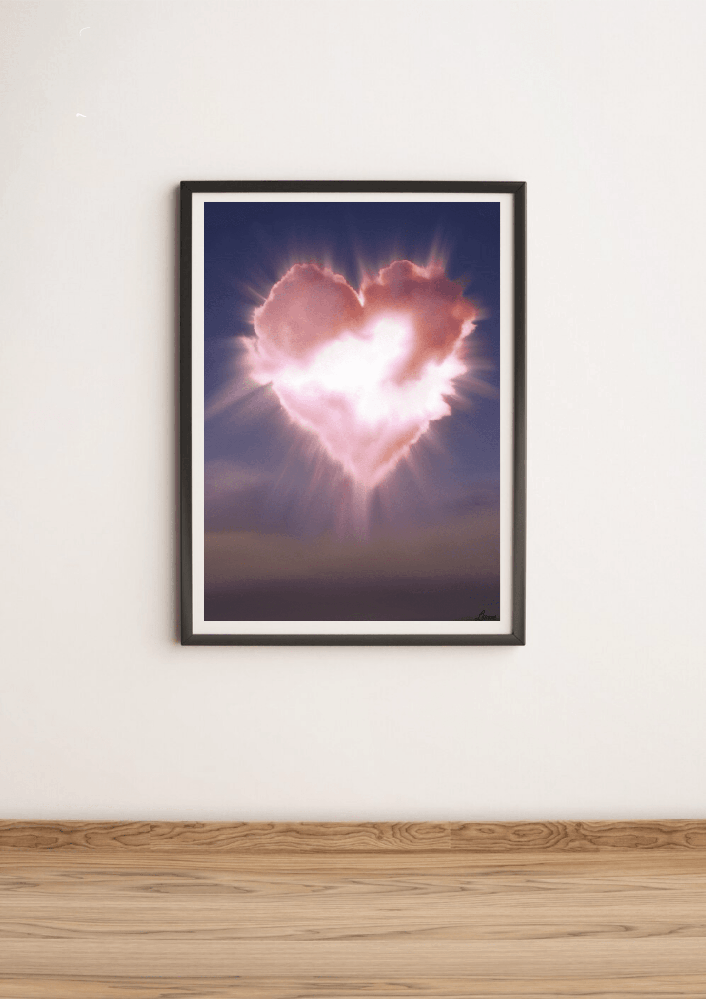 Passionate Agony Print | Exploding Heart Wall Art | Buy Online from The Home Crafters