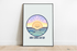 Here Comes the Sun Art Print – Cute Minimalist Wall Decor | Buy Online from The Home Crafters