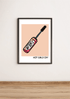 Hot Girls Cry – Emotional Bold Crying Mascara Art Print | Buy Online from The Home Crafters
