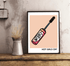 Hot Girls Cry – Emotional Bold Crying Mascara Art Print | Buy Online from The Home Crafters