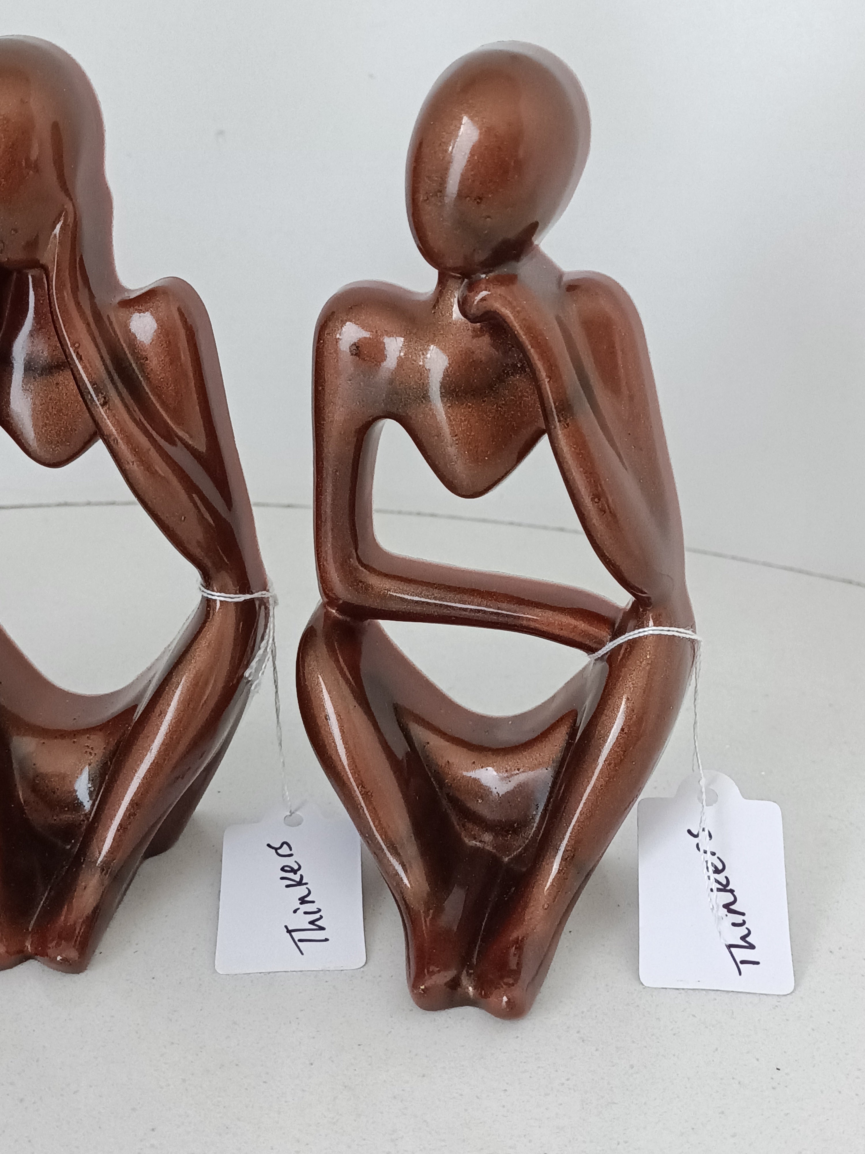 Handpoured Resin: Set of 3 Thinkers Sculpture