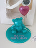 Handpoured Resin: Celebration Bear with Heart Balloon