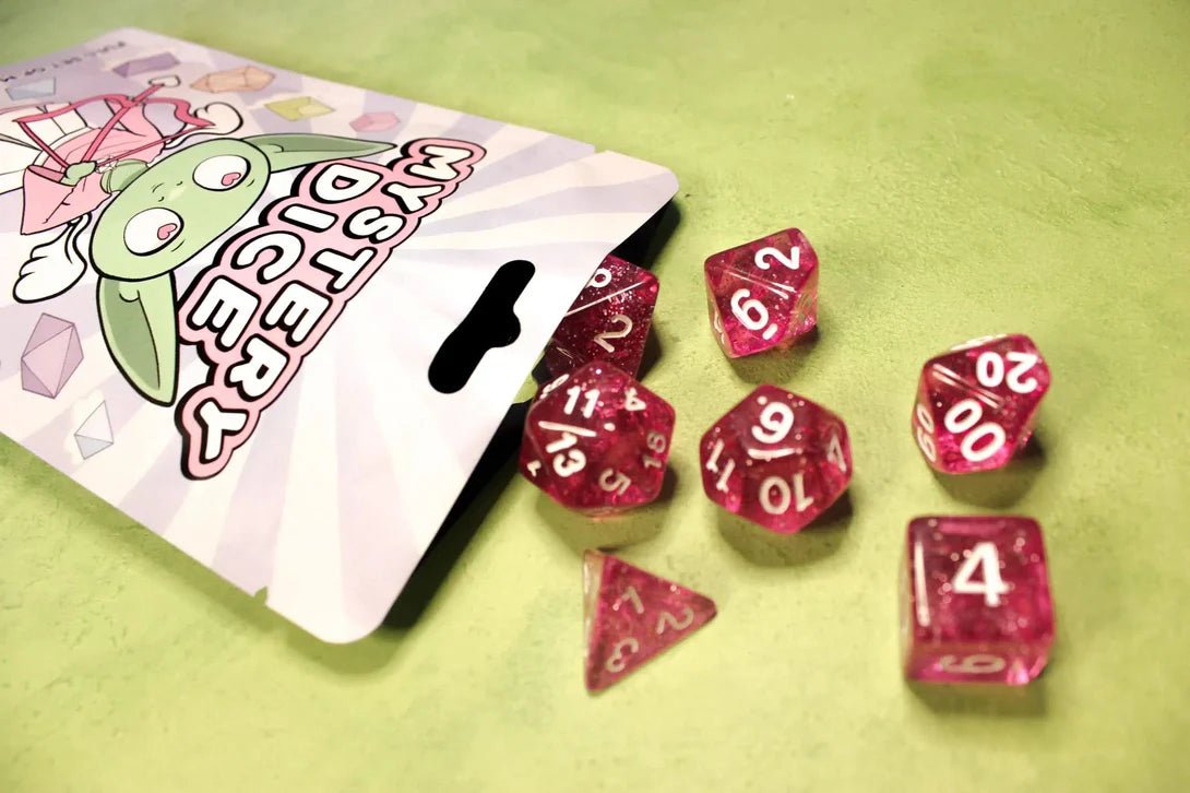 Critical Love dnd Dice - 7pc Mystery Bag | Buy Online from The Home Crafters