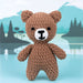 Knitty Critters Hello Softies Crochet Kit: Hugo The Bear | Buy Online from The Home Crafters