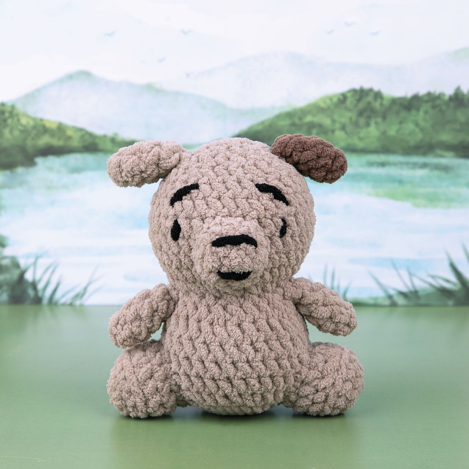 Knitty Critters Hello Softies Crochet Kit: Pawl The Puppy