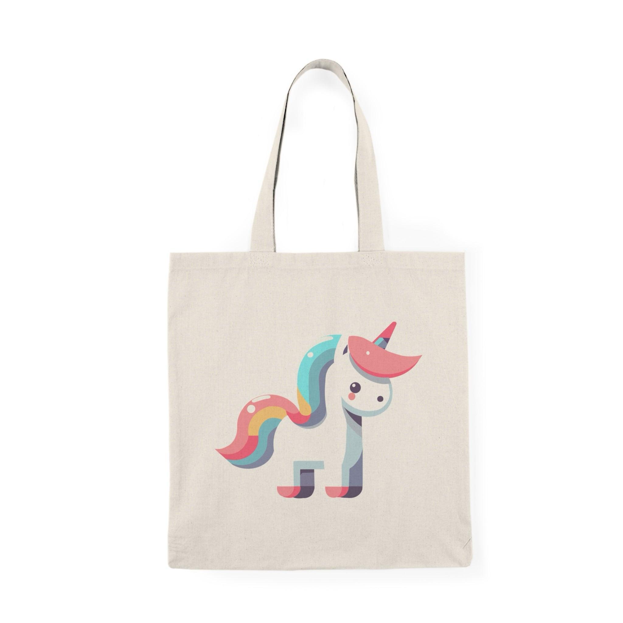 Cute Minimalist Unicorn Tote Bag | Recycled Cotton | Buy Online from The Home Crafters