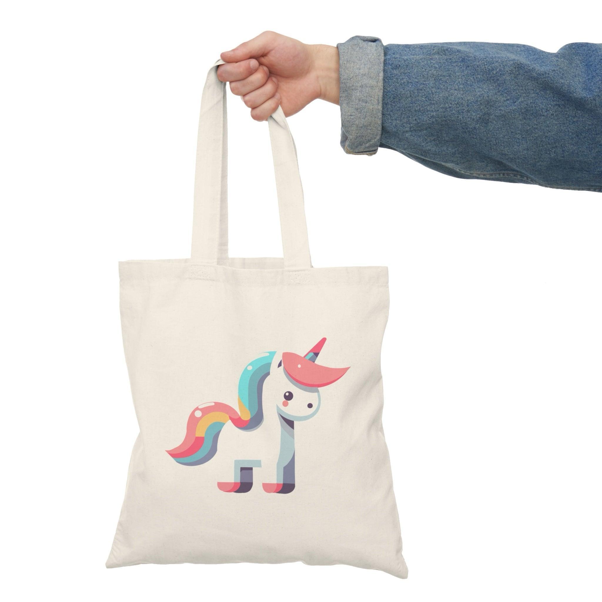 Cute Minimalist Unicorn Tote Bag | Recycled Cotton | Buy Online from The Home Crafters