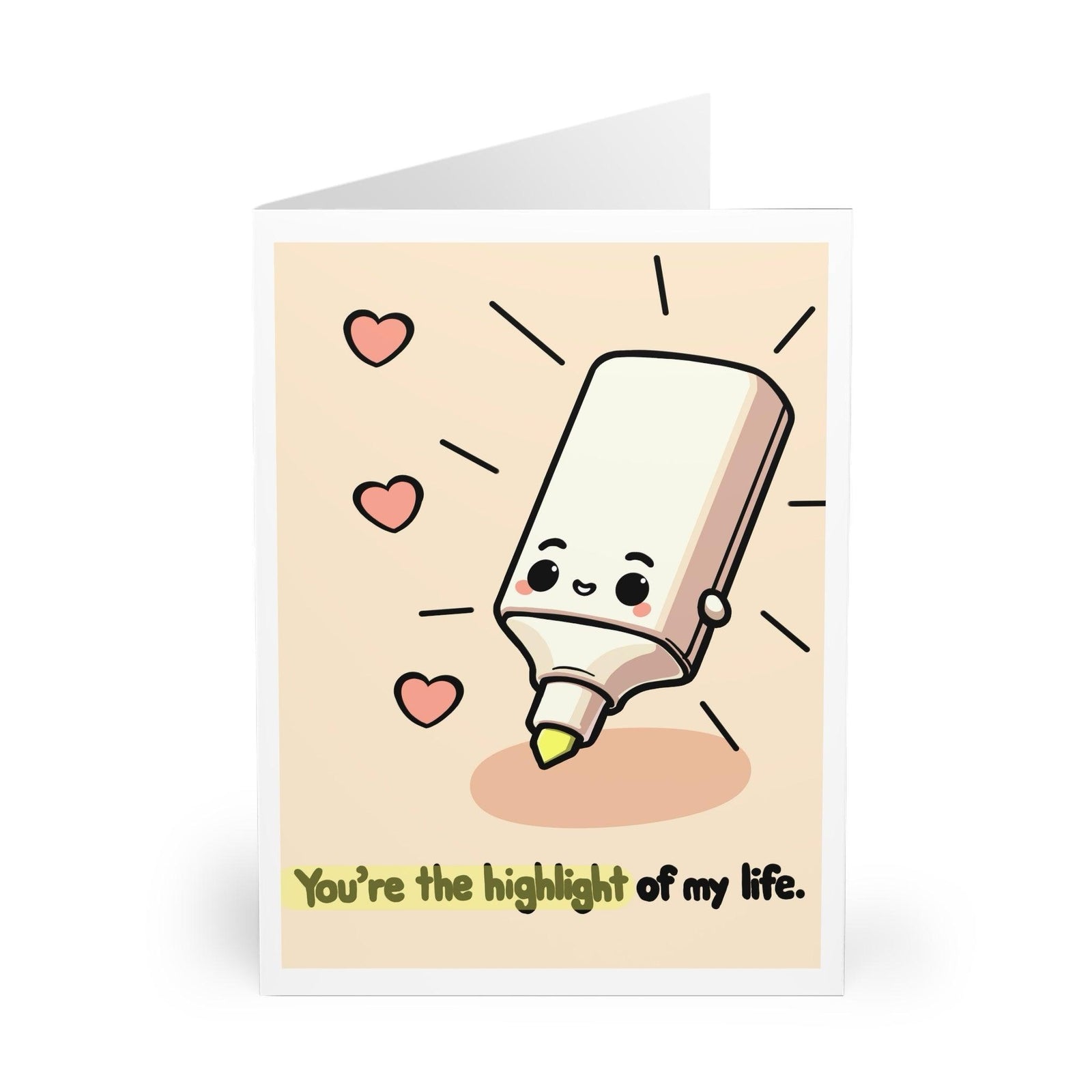 You’re the Highlight of My Life Card • Cute Pun Greetings | Buy Online from The Home Crafters