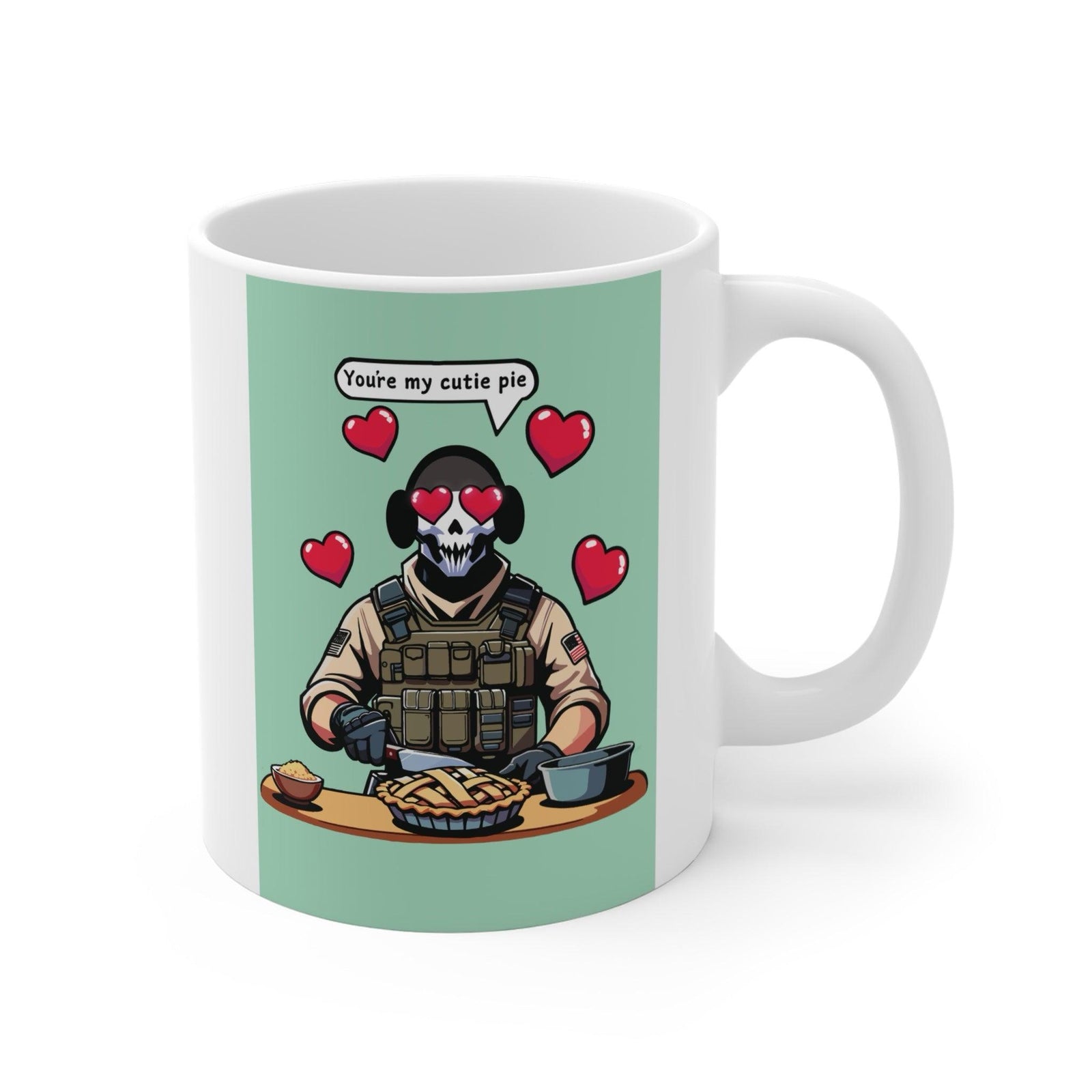 Cutie Pie Soldier Mug – Sweet & Strong Ceramic Cup | Buy Online from The Home Crafters