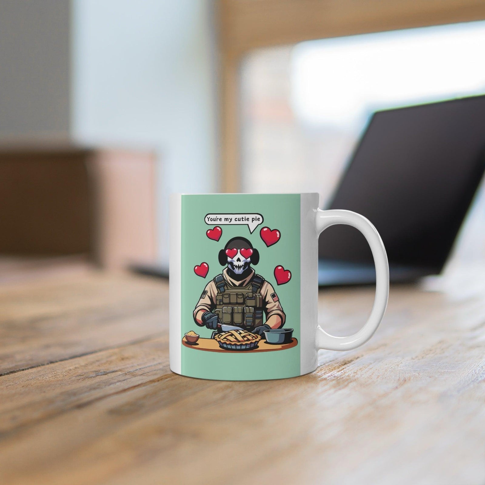 Cutie Pie Soldier Mug – Sweet & Strong Ceramic Cup | Buy Online from The Home Crafters