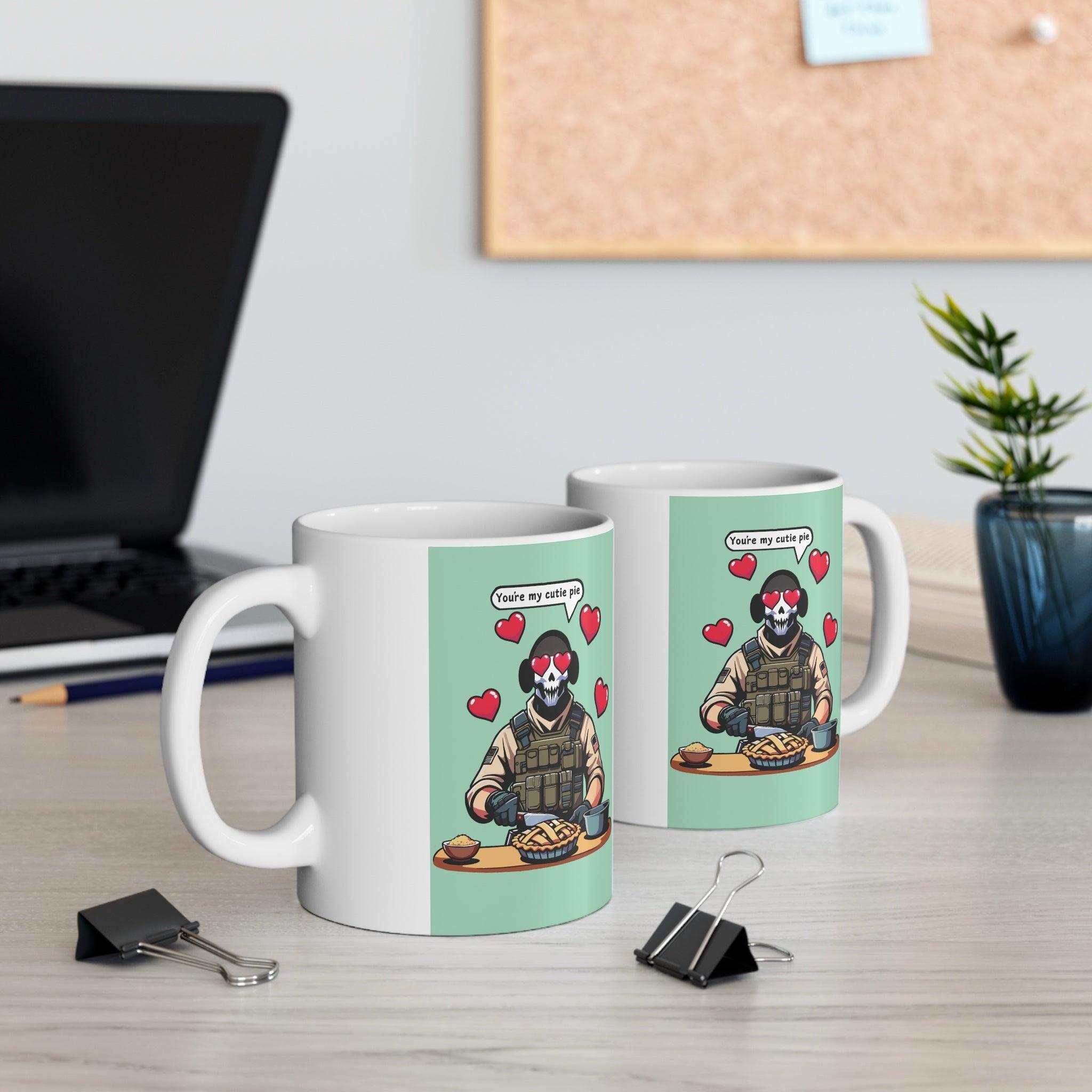 Cutie Pie Soldier Mug – Sweet & Strong Ceramic Cup | Buy Online from The Home Crafters