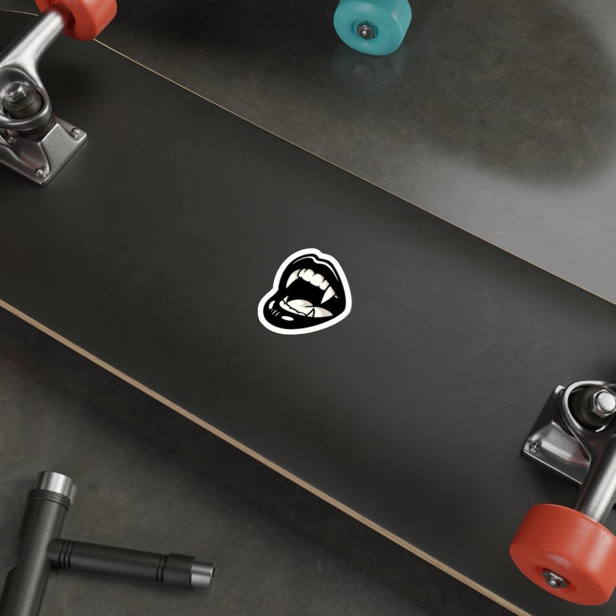 Feminine Fangs Sticker – Bold, Seductive & Waterproof Vinyl | Buy Online from The Home Crafters