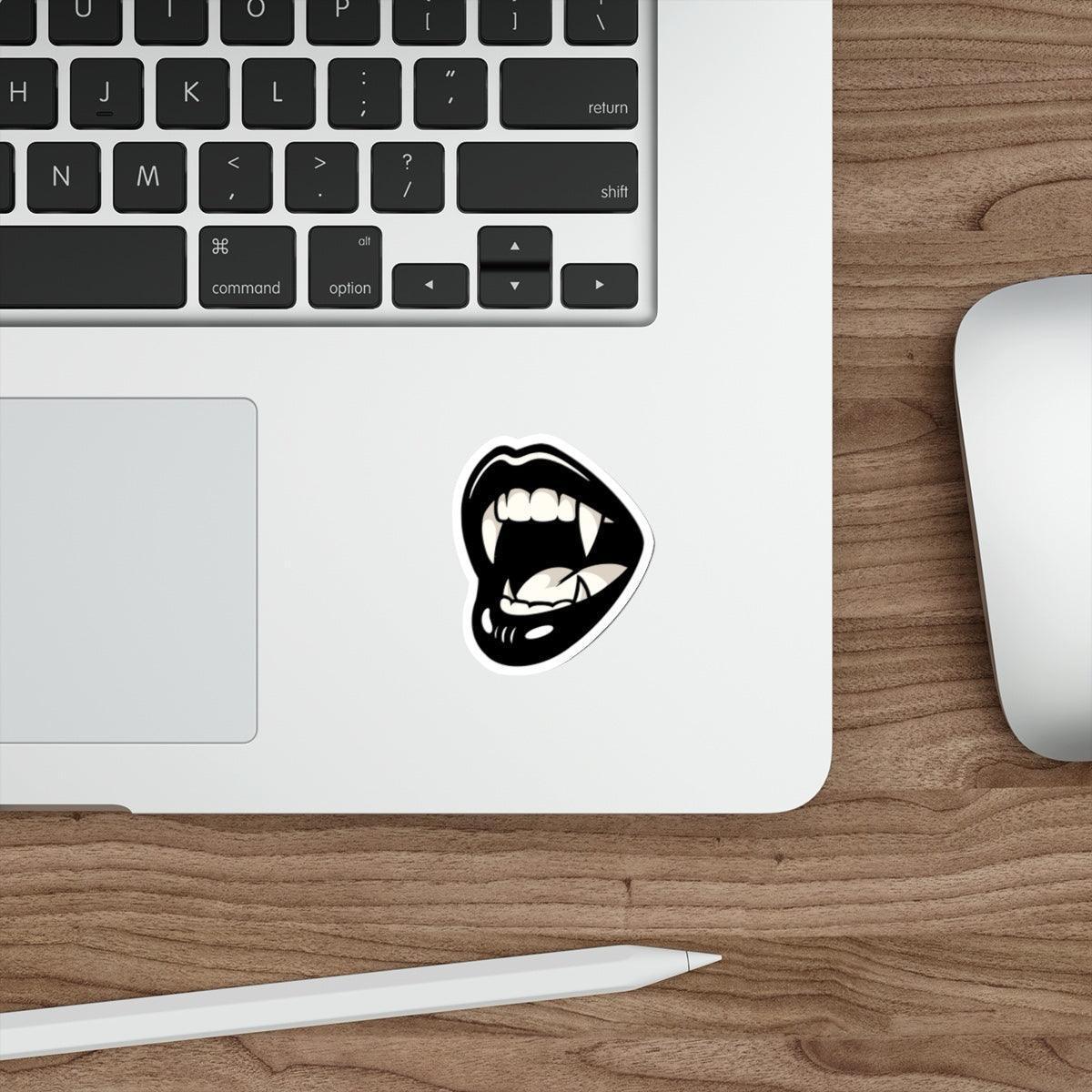 Feminine Fangs Sticker – Bold, Seductive & Waterproof Vinyl | Buy Online from The Home Crafters