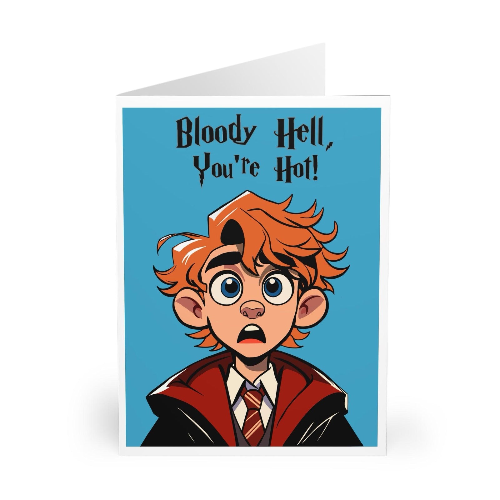 Bloody Hell, You’re Hot! – Wizard Birthday Card | Buy Online from The Home Crafters