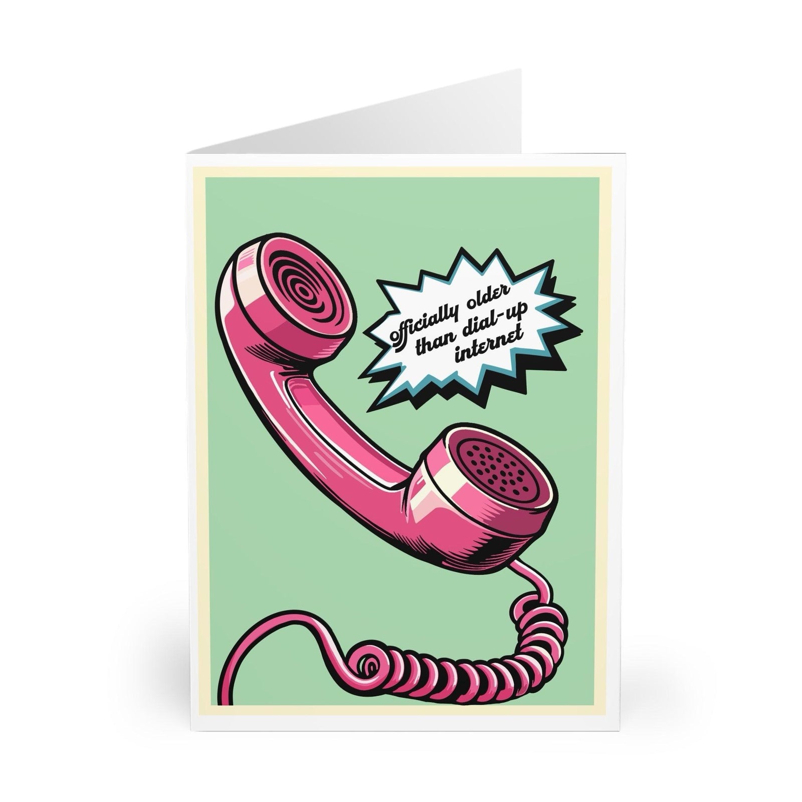 Older Than Dial - Up Internet – Funny Retro Birthday Card | Buy Online from The Home Crafters