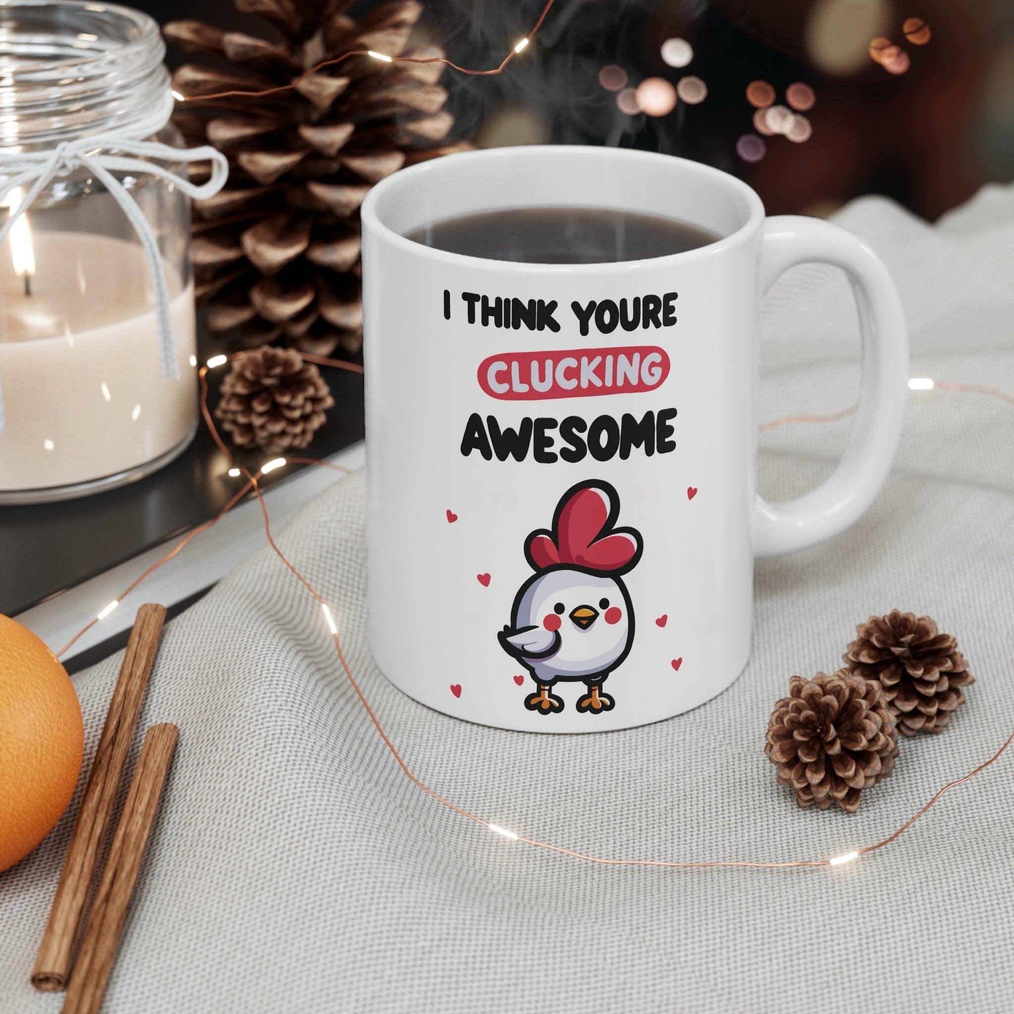 Clucking Awesome Chicken Mug – Fun Gift for Coffee Lovers | Buy Online from The Home Crafters