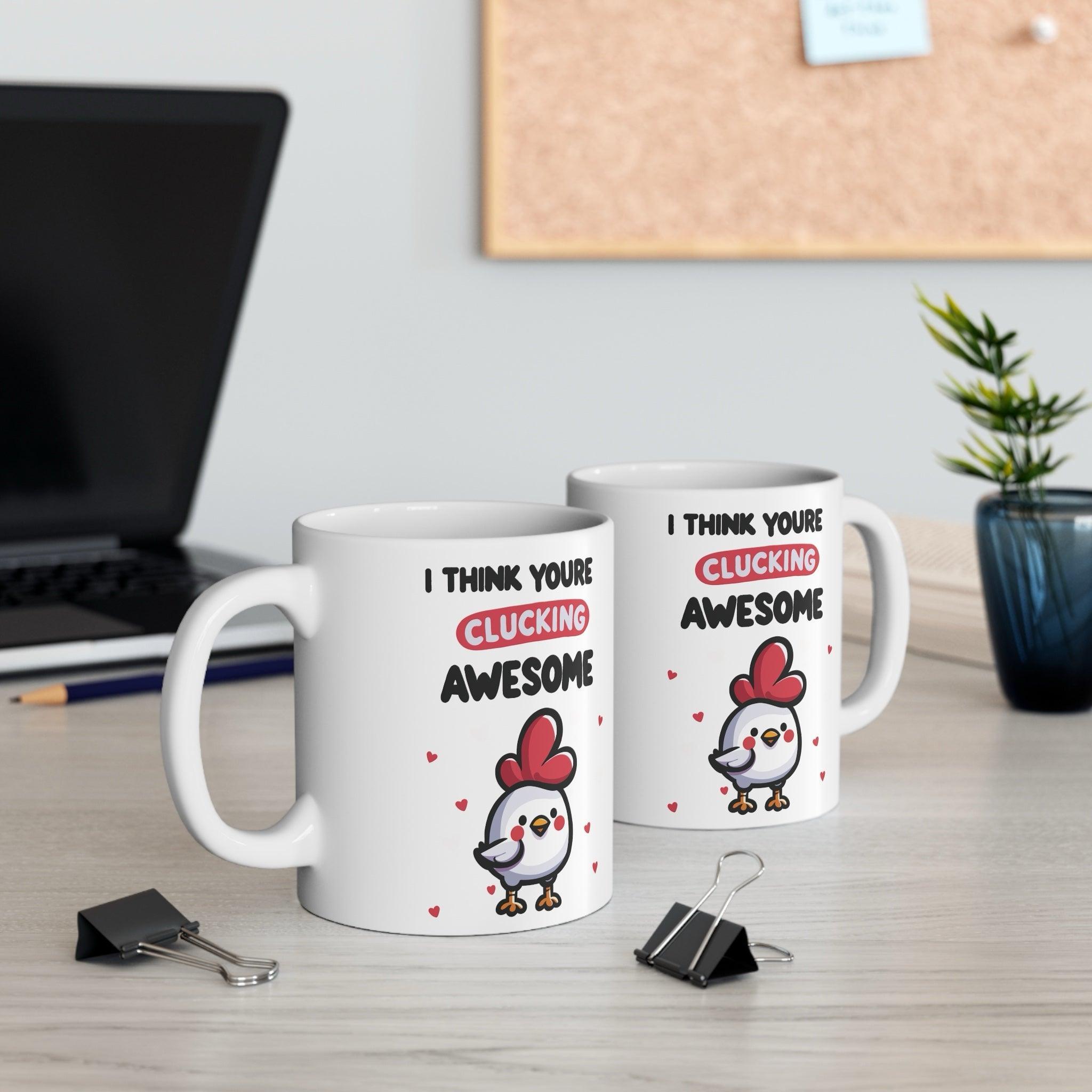 Clucking Awesome Chicken Mug – Fun Gift for Coffee Lovers | Buy Online from The Home Crafters