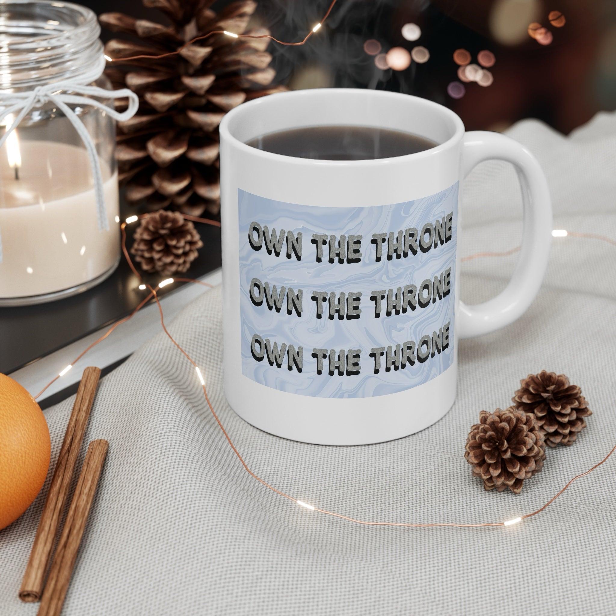 Own the Throne Mug – Pink, Blue or Green | Buy Online from The Home Crafters