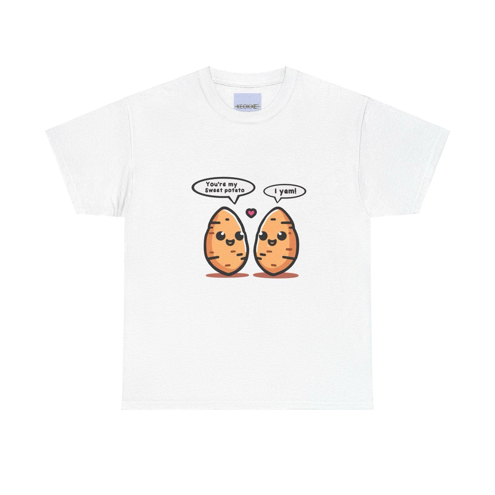 Sweet Potato I Yam T-Shirt | Funny Couple Pun T-shirt | Buy Online from The Home Crafters