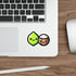 Lime and Coconut Cartoon Sticker – Tropical Waterproof | Buy Online from The Home Crafters