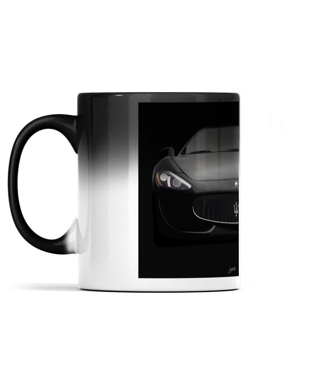 Heat changing Maserati Art Mug – Luxury Ceramic for Car Lovers | Buy Online from The Home Crafters