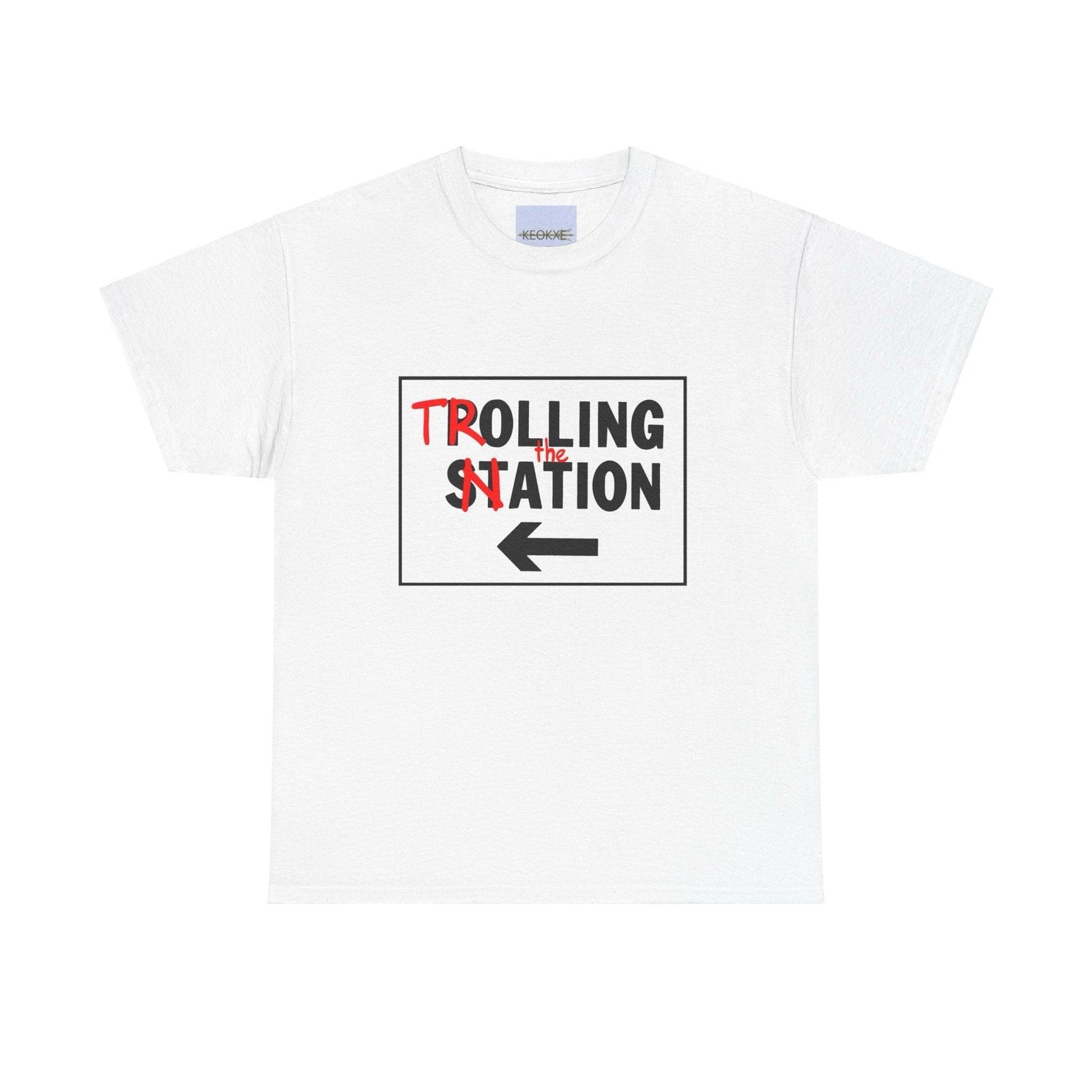 Trolling the Nation T-Shirt | Satirical Polling Sign Tee | Buy Online from The Home Crafters