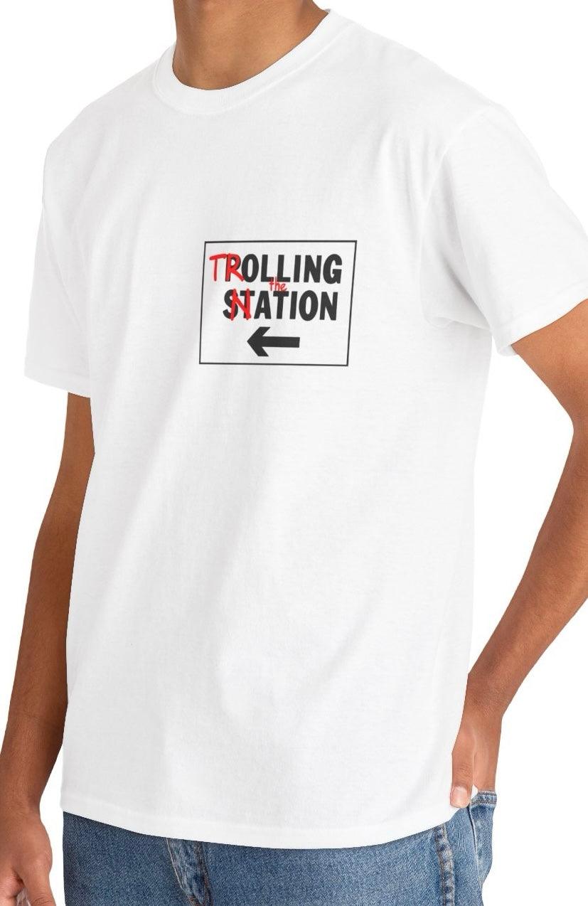 Trolling the Nation T-Shirt | Satirical Polling Sign Tee | Buy Online from The Home Crafters