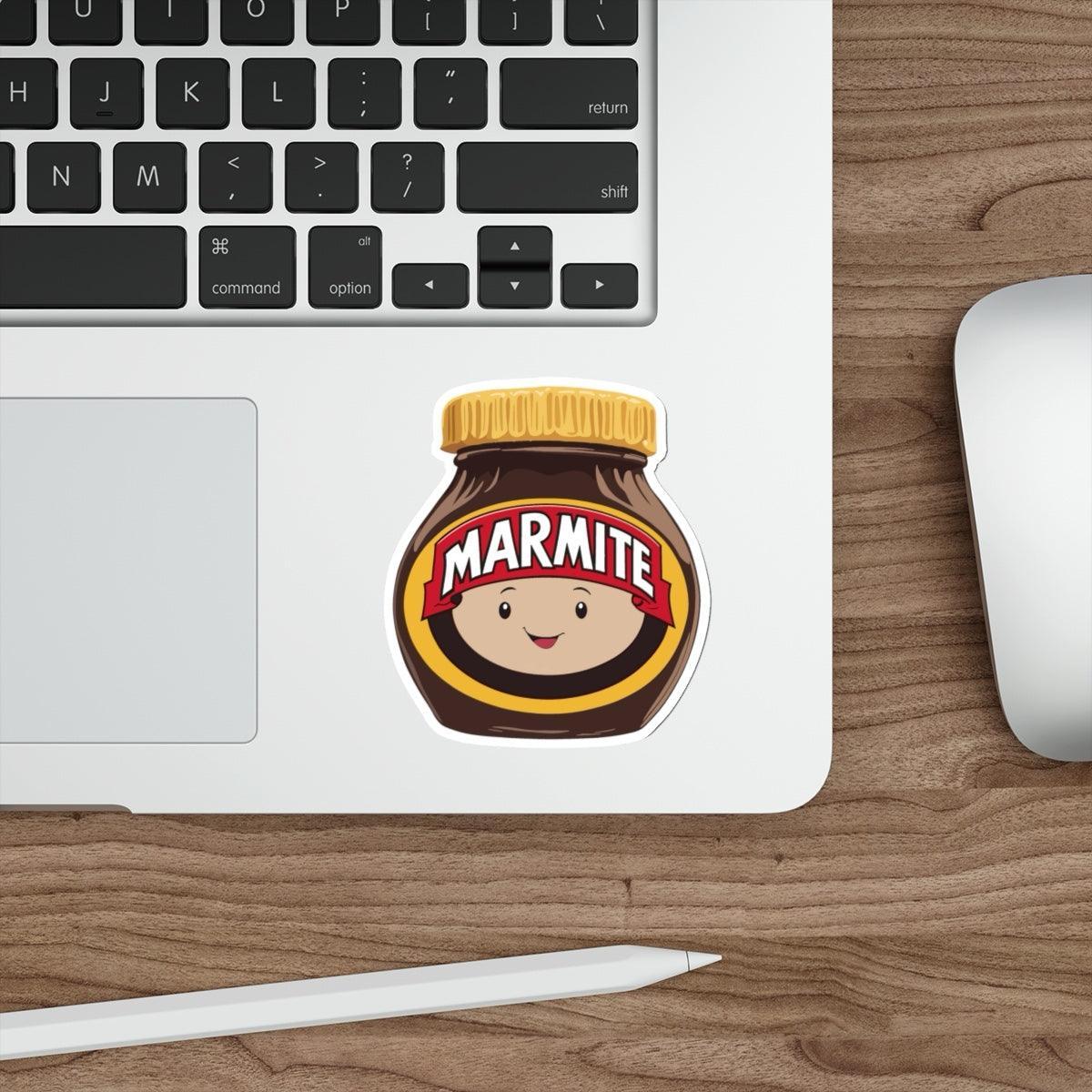 Cute Marmite Sticker | Funny British Food Pun Vinyl Decal | Buy Online from The Home Crafters